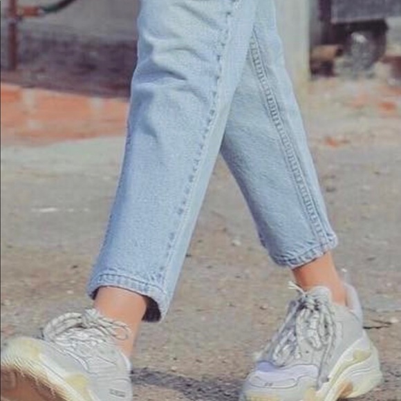 Balenciaga Triple S Mesh and Leather Sneaker - Picture 2 of 8